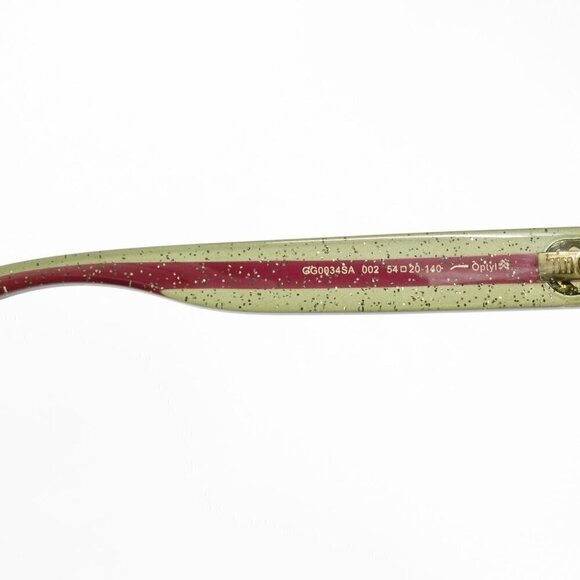 Gucci GG0034 Unisex Sunglasses Black Blue OS - Picture 7 of 15